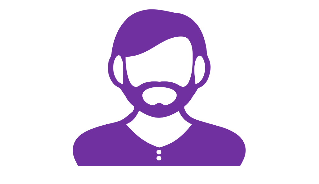 purple person